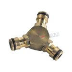 Złącze 3-drogowe mosiężne DY8015C Ferro