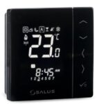 VS20BRF Bezprzewodowy, natynkowy, cyfrowy regulator temperatury sieci ZigBee, 4w1, 4xAAA, czarny, SALUS Controls