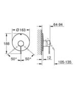 Grohe Essence New Bateria prysznicowa chrom 19286001 - obrazek 2
